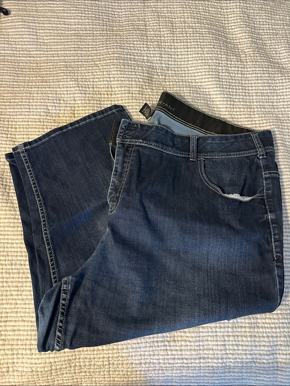 Lane Bryant Dark Blue Capri Jeans